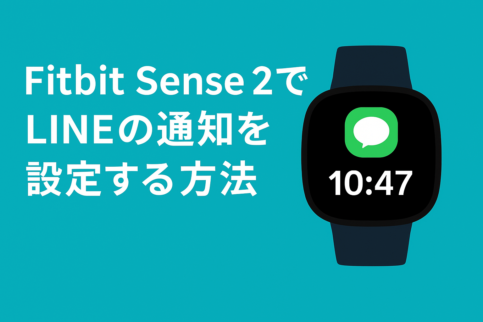 Fitbit Sense 2でLINEの通知を設定する方法 – 設定手順をわかりやすく解説